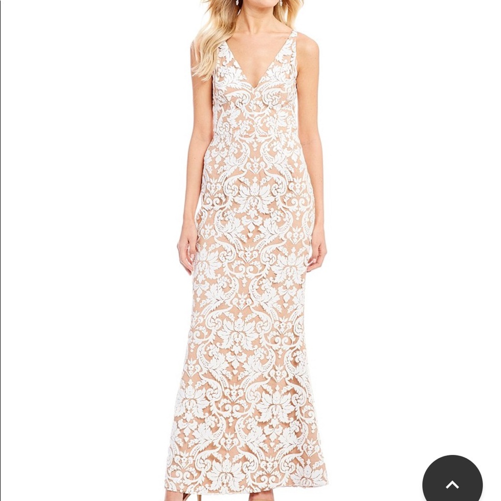 Dress the Population Sequin Lace Mermaid Gown